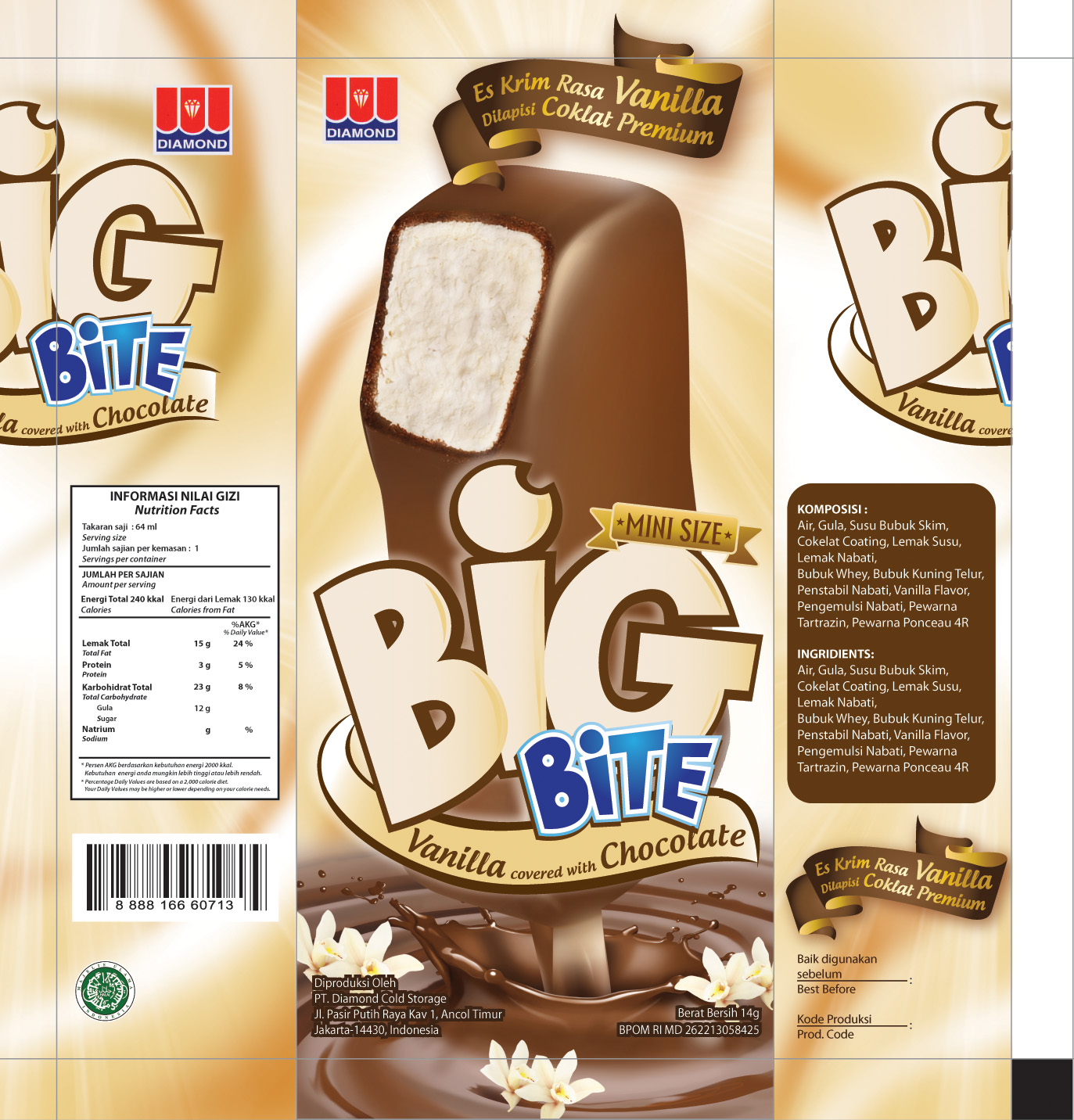 Big Bite Ice Cream Chocolate